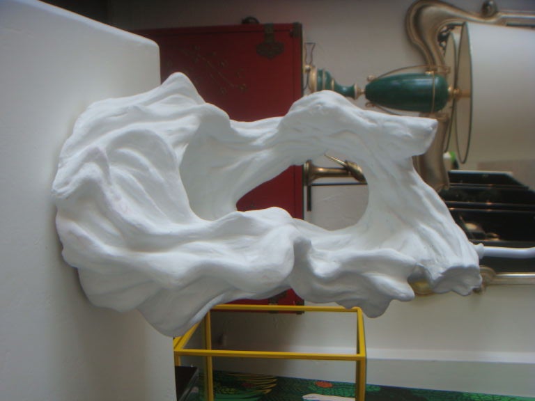 Pair Serge Roche Style Plaster Lamps