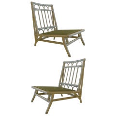 Pair Side Chairs by Tommi Parzinger for Willow and Reed