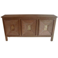 French Ceruesed Oak Cabinet