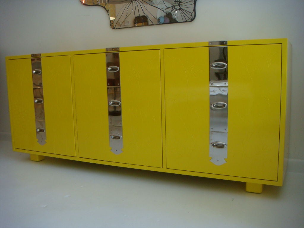 Lacquered Credenza