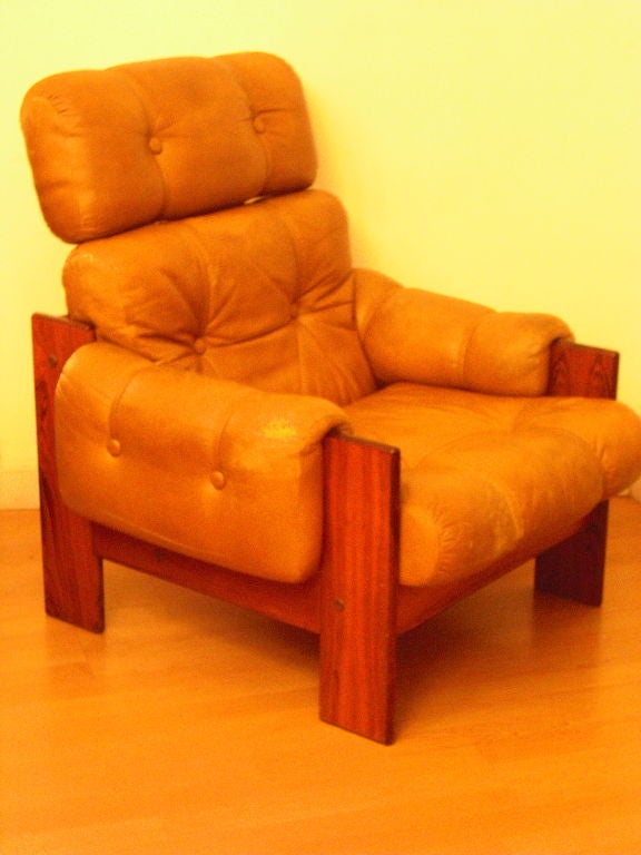 Late 20th Century Finnish 1970s High-Back Lounge Chair