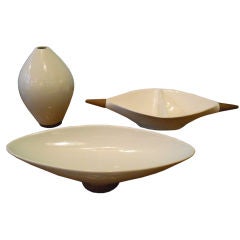 A grouping of Michael Lax ceramics