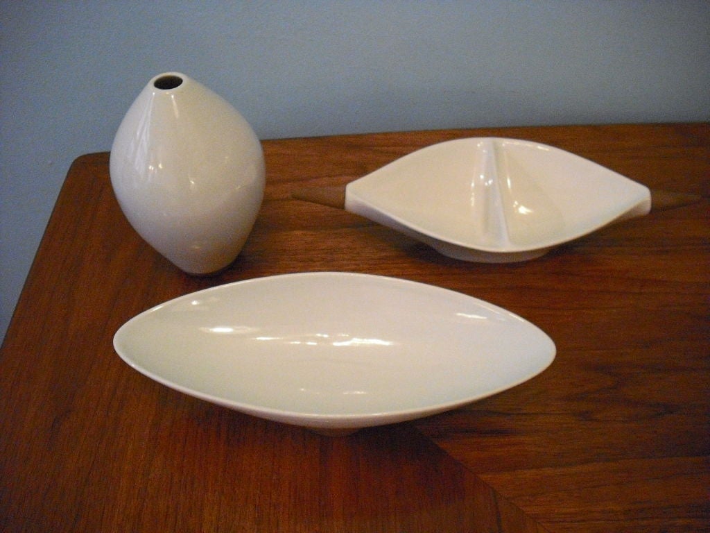 Mid-20th Century A grouping of Michael Lax ceramics