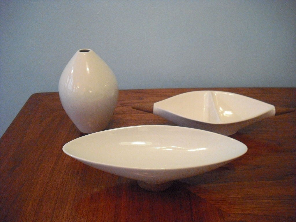 American A grouping of Michael Lax ceramics