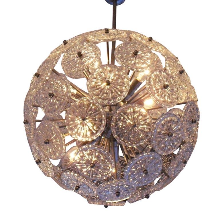 Belgian Snowflake Chandelier