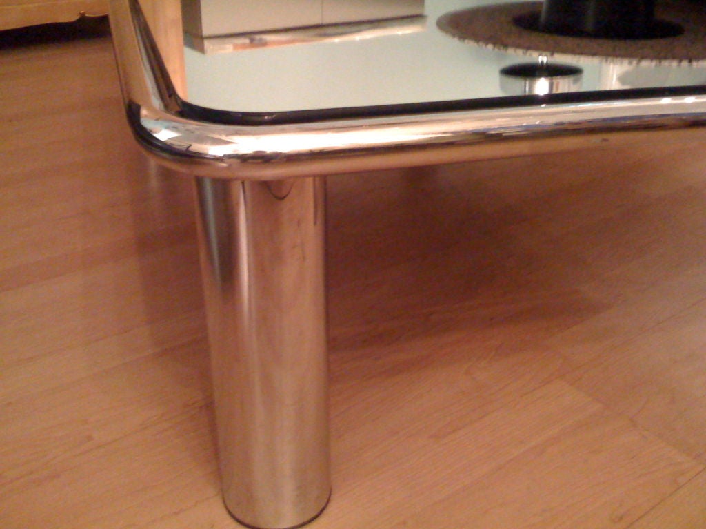Mario Bellini 70's Mirrored Coffee Table 4