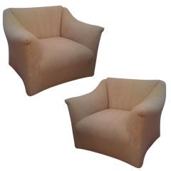 Pair of Mario Bellini Seventies Club Chairs