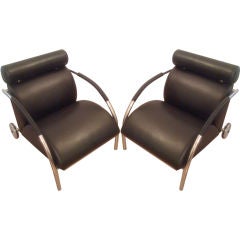 Pair of Peter Maly Lounge Chairs 12