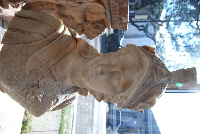 18th c. Marble Minerva