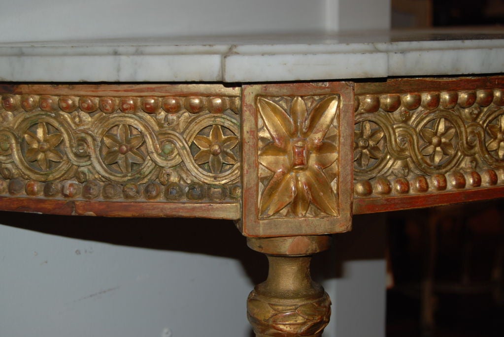 19th Century 19th c. Giltwood Console For Sale
