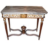 19th c. Painted and Gilded Console