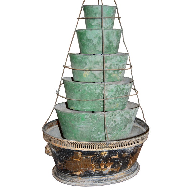 19th c. Tole Planter