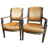 Pair of Consulate Armchairs