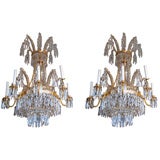 Pair of Swedish Chandeliers