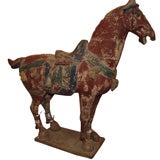 19th Century Carved and Painted Horse