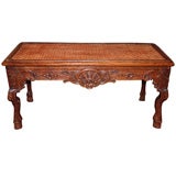 Antique 19th Century Walnut Bench