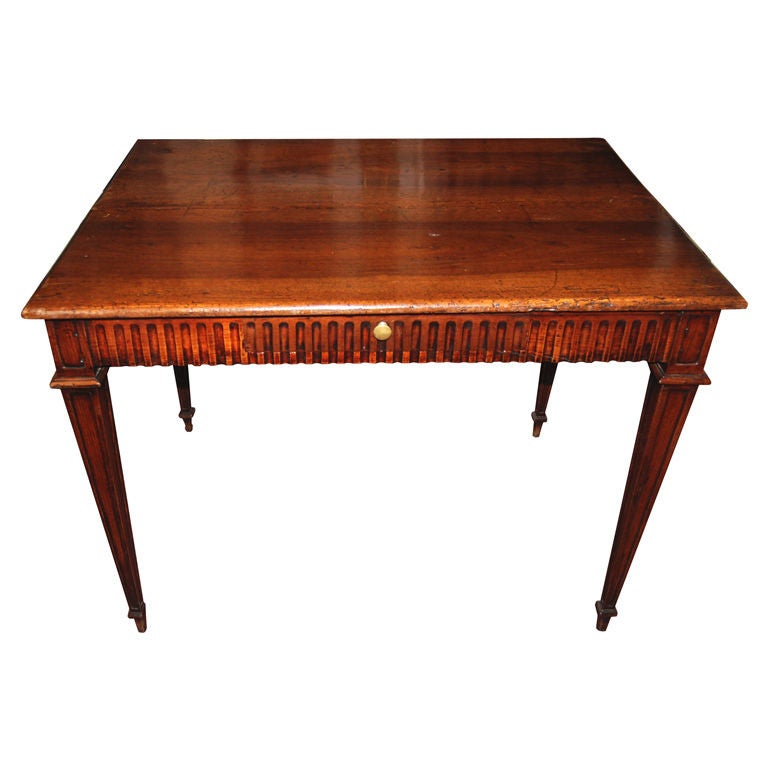 19th Century Walnut Writing Table