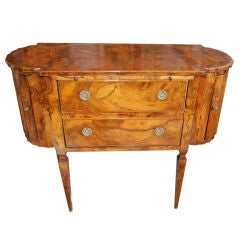 19th c. Italian Olive Wood Commode