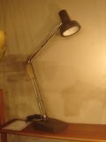 Brown Adjustable Desk / Task Lamp by Tensor