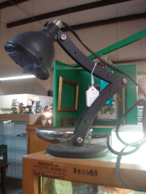 Vintage 1930s Task Lamp by Bausch 
Lomb