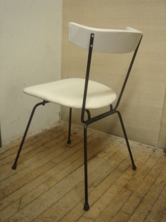 Mid-20th Century Set of 2 to 10 Iron Dining Chairs by Clifford Pascoe in COM