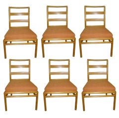 Set of 6 Dining Chairs by T.H. Robsjohn-Gibbings in COM