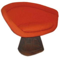 Pair of Vintage Nickel Chairs by Warren Platner for Knoll in COM