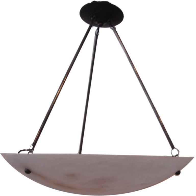 Vintage Italian Alabaster Hanging Light Fixture At 1stdibs Vintage Italian Alabaster Hanging Light Fixture 1