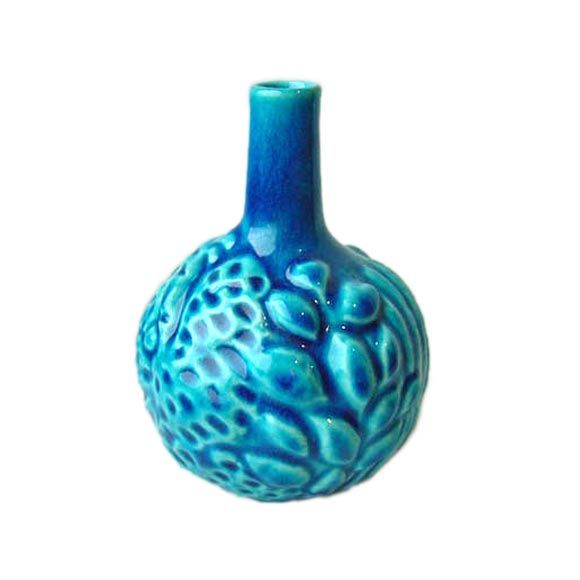 Turquoise Glaze Vase by Axel Salto for Royal Copenhagen