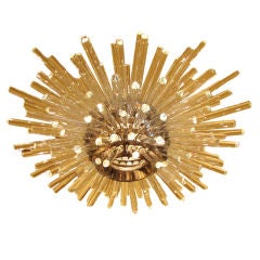 AUSTRIAN CRYSTAL SUNBURST CIRCULAR CHANDELIER