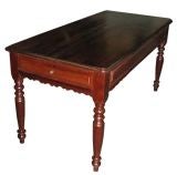 Mahogany Wood Entry Table 2