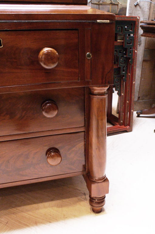 Wood Empire Gothic Secretary Chest