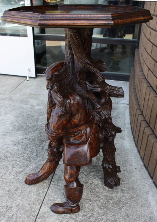 Black Forest Gnome Table In Good Condition In San Francisco, CA