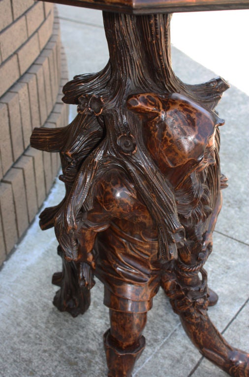 19th Century Black Forest Gnome Table