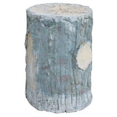 Weathered Faux Log Table