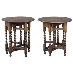 Pair of Drop Leaf Tables