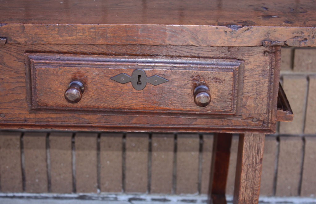 A Bold Spanish Baroque Walnut Table