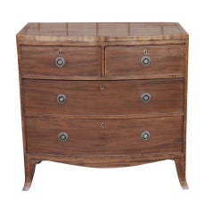 English Bow Fronted Chest