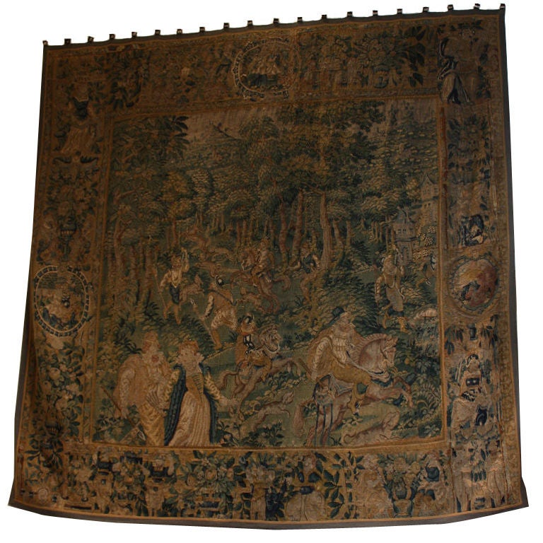 Baroque Game Park Tapestry