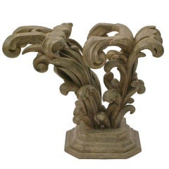 Italian Console Table Base in The Baroque Manner