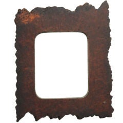 Striking Redwood Burl Mirror