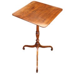 Elegant Small Regency Pedestal Table