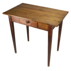 Antique French Pine Side Table