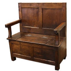 Antique French Cherry Seat