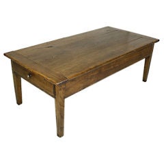 Antique French Ash Coffee Table