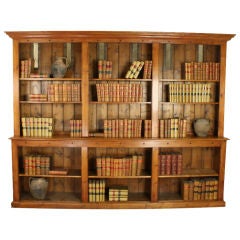 Vintage Dramatic Large English Solicitor's Bookcase