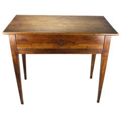 Antique French  Walnut Side Table
