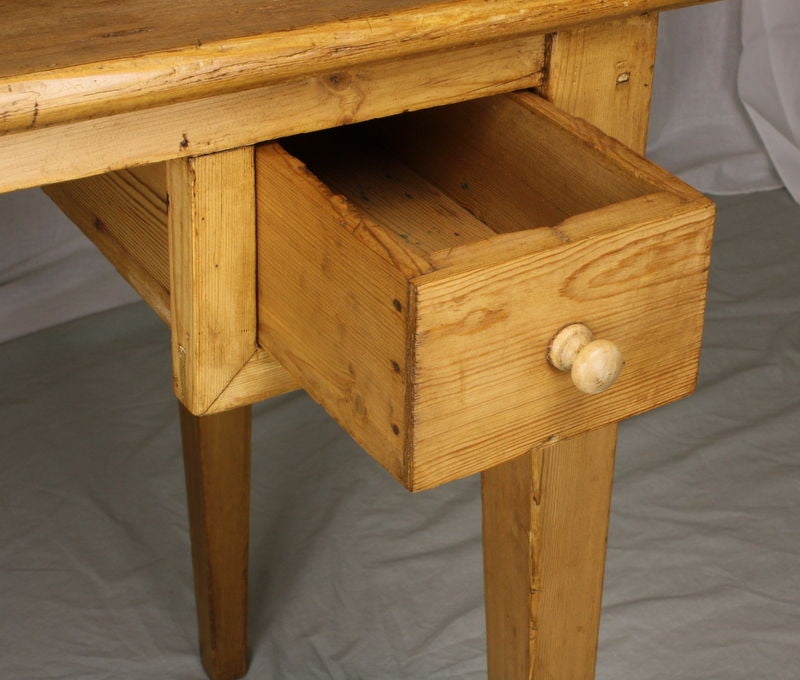 19th Century Charming Antique English Pine Desk and Chair