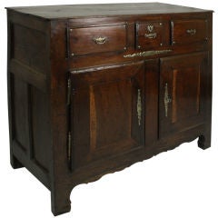 Elegant Antique French Country Oak Buffet