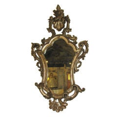 18th Century Silver Gilt Venetian Mirror 18th Century Silver Gilt Venetian Mirror